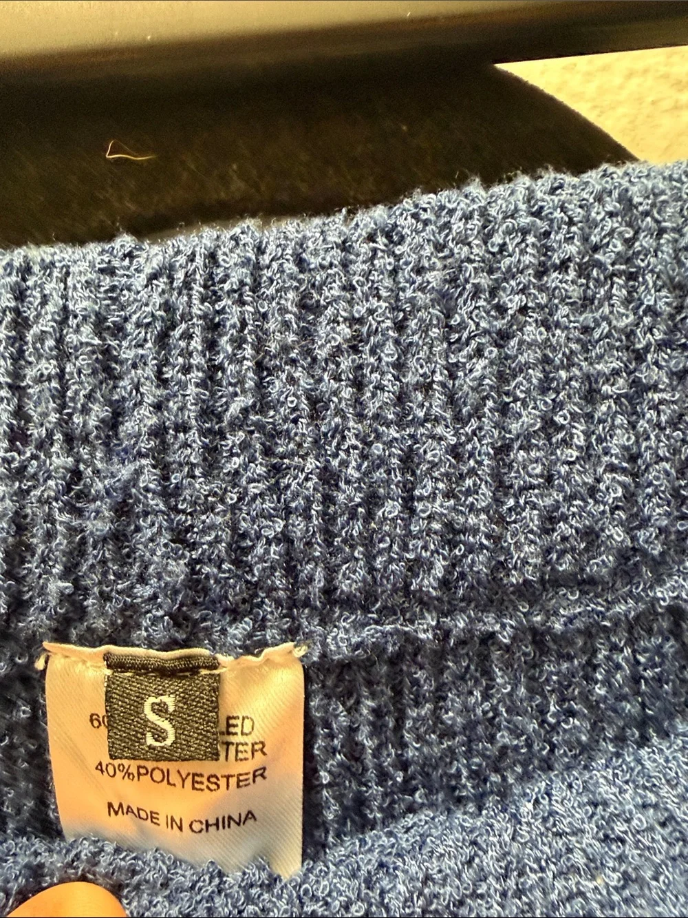 Zesica Blue Knit Women's Sweater Set - Cozy Pullover and Shorts